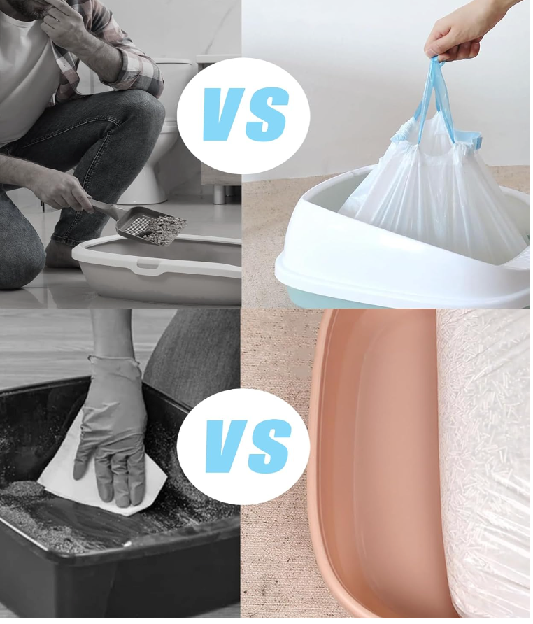 Cat Litter Bags with Drawstring - 60ct