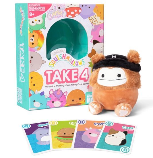 Squishmallows Take4: The Fast-Paced Family Game by The Creators of What Do
