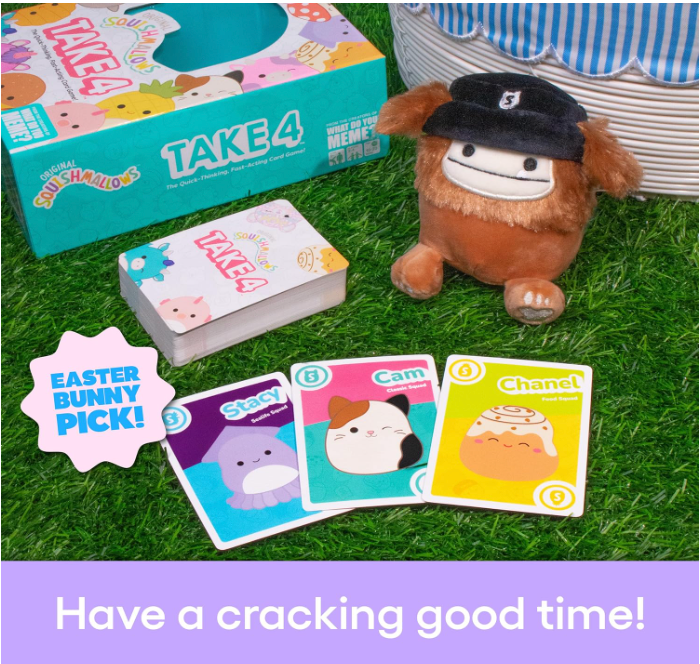 Squishmallows Take4: The Fast-Paced Family Game by The Creators of What Do