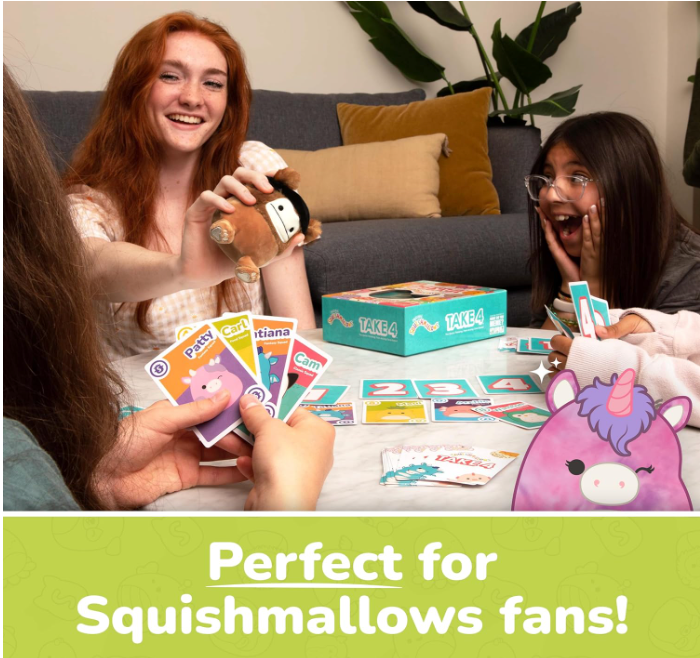 Squishmallows Take4: The Fast-Paced Family Game by The Creators of What Do