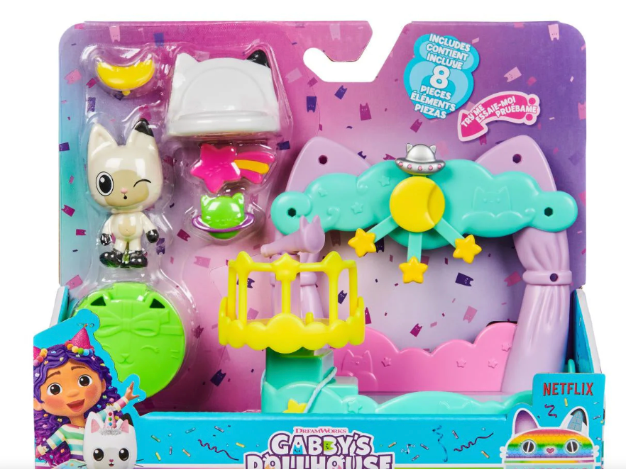 Gabby's Dollhouse Cakey’s Fruit Smoothie Balcony Playset