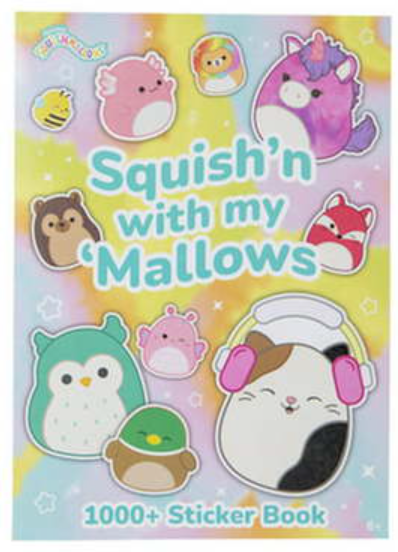 Twitter Logo Save Squishmallows Squish'n with My Mallows Sticker Book