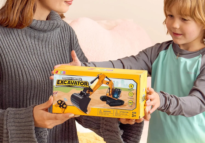 Remote Control Excavator Construction Toy