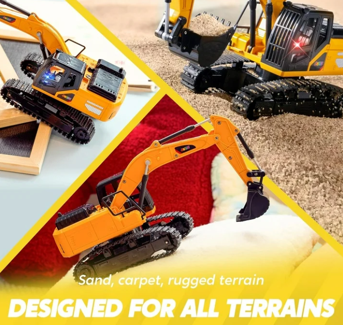 Remote Control Excavator Construction Toy