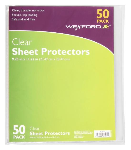 Wexford Sheet protectors - 50ct