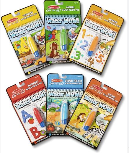 Melissa & Doug Aged 3 Plus Water Wow Vehicles On The Go Travel Activity Water