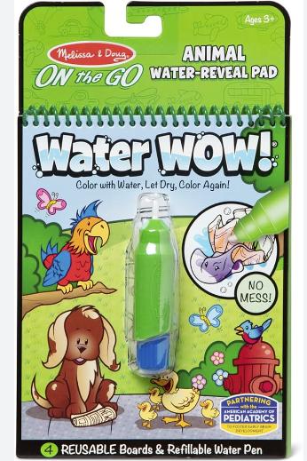 Melissa & Doug Aged 3 Plus Water Wow Vehicles On The Go Travel Activity Water