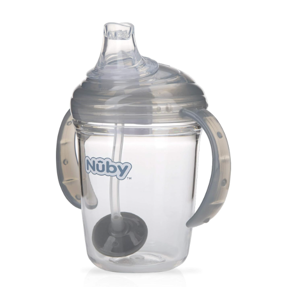 Nuby Twin Handle 360 Grip N' Sip 8oz Tritan Cup