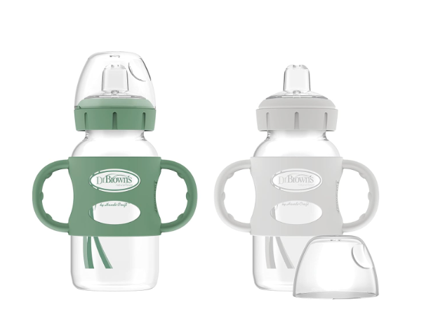 Dr. Brown's Milestones Wide-Neck Sippy Spout Bottle