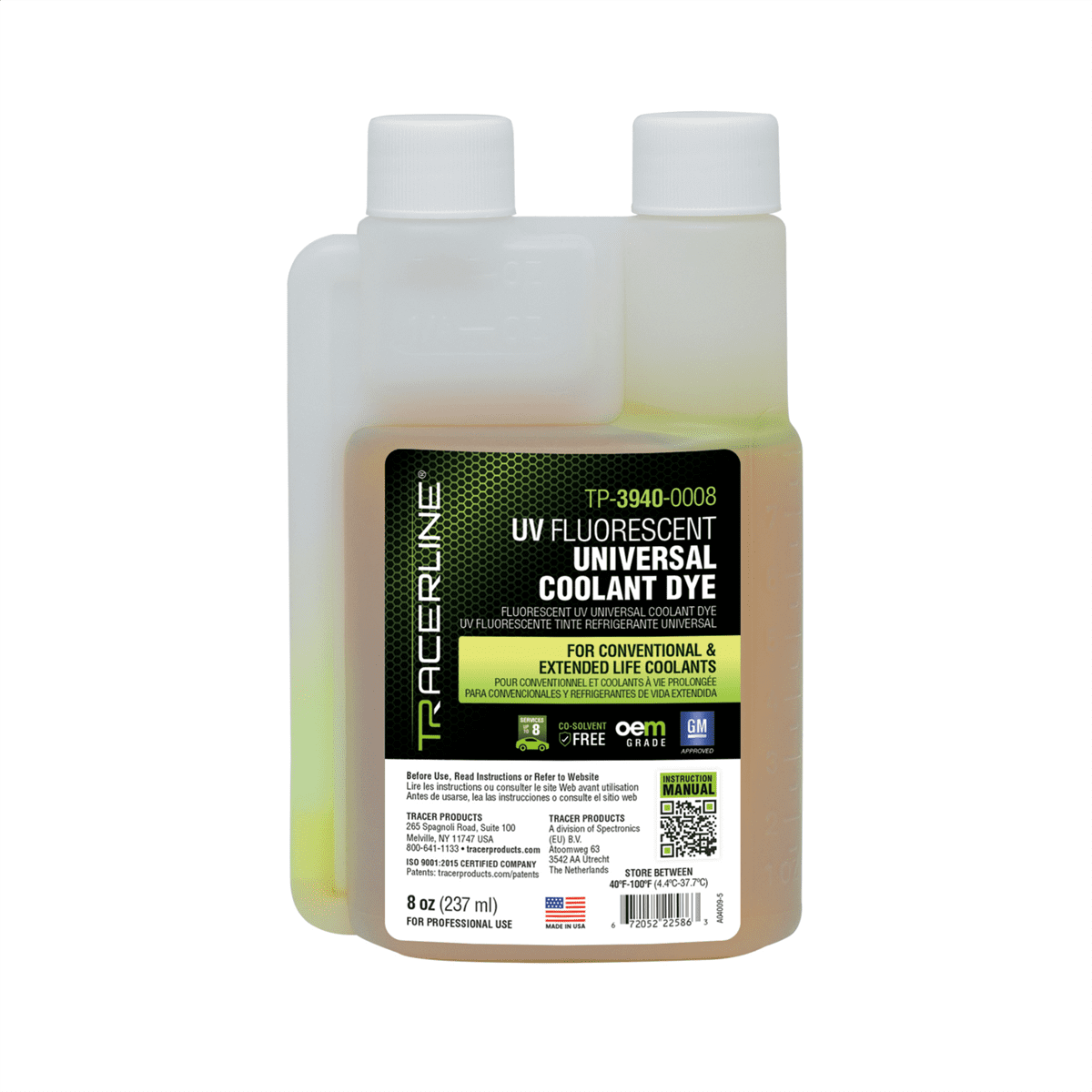 Tracerline Dye-Lite Rite-Blend Coolant Dye 8 Oz TP3940-0008