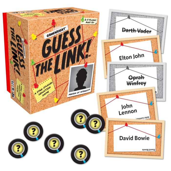 Gamewright Guess the Link! Port-a-Party Deduction Card Game