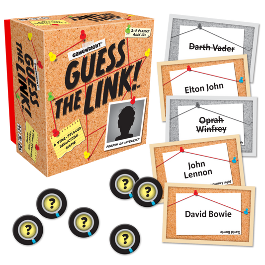 Gamewright Guess the Link! Port-a-Party Deduction Card Game