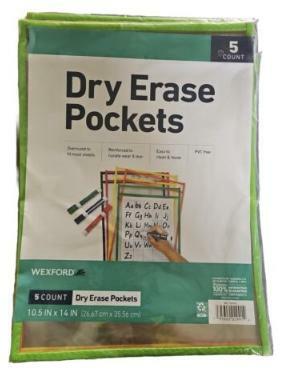 Wexford Dry Erase Pockets / Folders